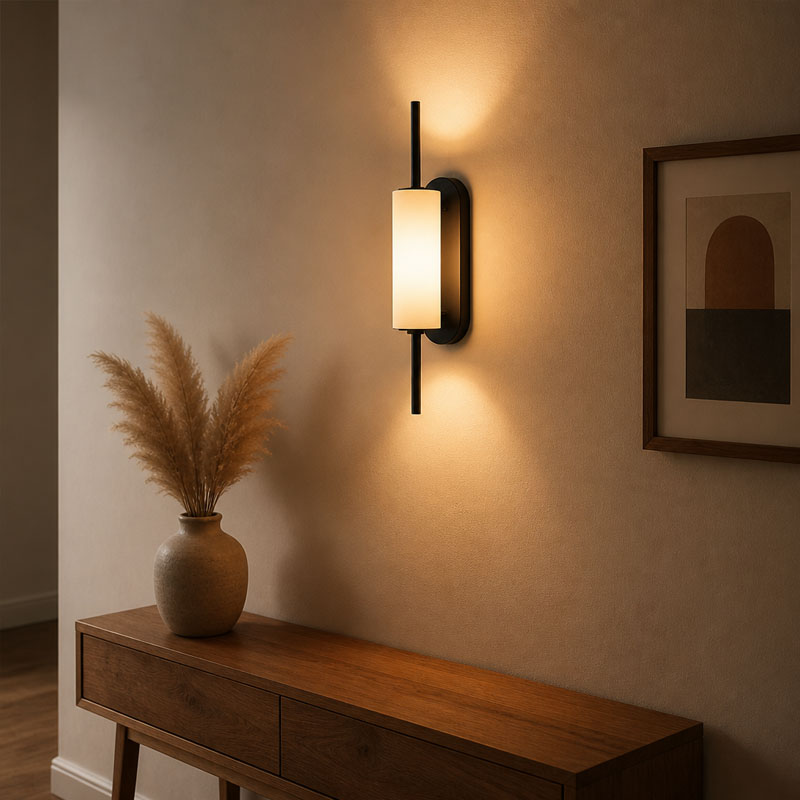 Iluminaci&oacute;n de pared interior 